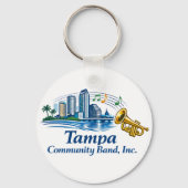 TCB Trumpet Logo Keychain Schlüsselanhänger (Rückseite)