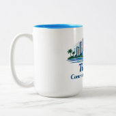 TCB Trumpet Logo Mug Zweifarbige Tasse (Links)