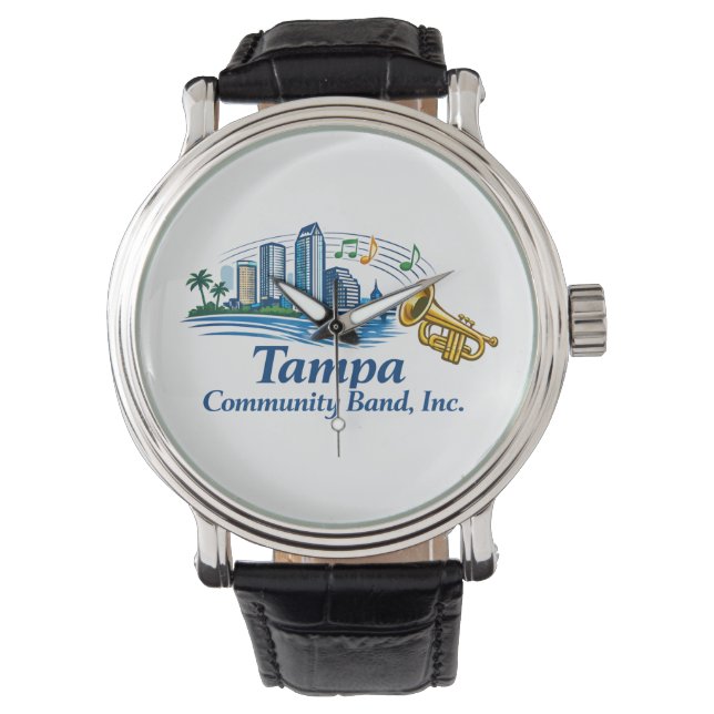 TCB Trumpet Logo Watch Armbanduhr (Vorderseite)