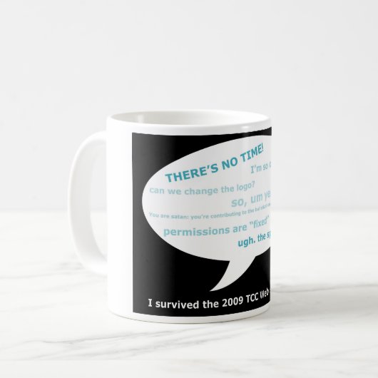 Tcc-Netz-Neukonstruktions-Tasse Kaffeetasse (Vorderseite Links)