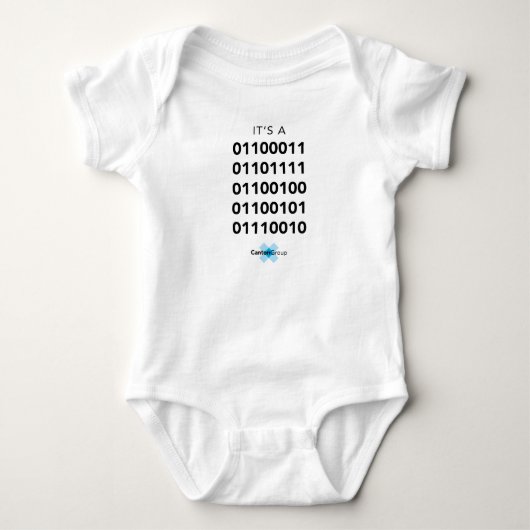 TCG Es ist ein 1-teiliges Coder Baby Strampler (Vorderseite)