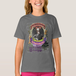 Tchaicowsky große Tierkomponist Tchaikovsky Kuh T-Shirt