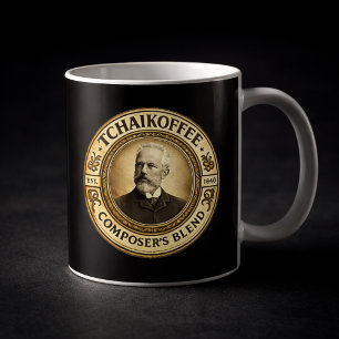 TCHAIKOFFEE Komponisten-Mischung Klassische Musik Kaffeetasse