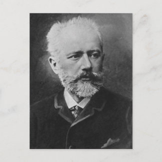 Tchaikovsky Foto Portrait Postkarte