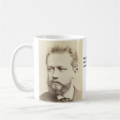 Tchaikovsky "Grund, wütende zu gehen" Kaffeetasse (Links)