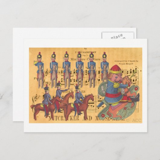 Tchaikovsky Nutcracker Soldiers Weihnachten (Vorne/Hinten)