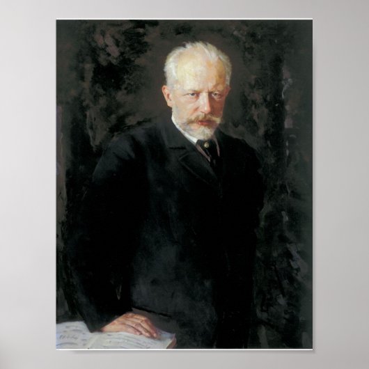 Tchaikovsky Portrait Poster (Vorne)