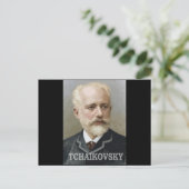 Tchaikovsky Postkarte (Stehend Vorderseite)