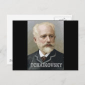 Tchaikovsky Postkarte (Vorne/Hinten)