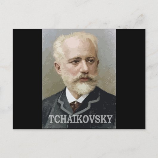 Tchaikovsky Postkarte (Vorderseite)