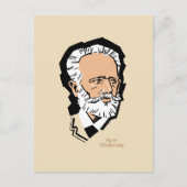 Tchaikovsky Postkarte (Vorderseite)