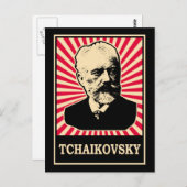 Tchaikovsky Postkarte (Vorne/Hinten)