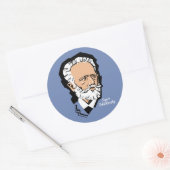 Tchaikovsky Runder Aufkleber (Umschlag)