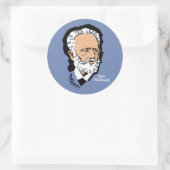 Tchaikovsky Runder Aufkleber (Tasche)