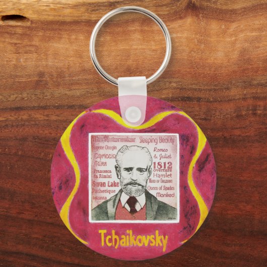 Tchaikovsky Schlüsselring Schlüsselanhänger (Vorderseite)
