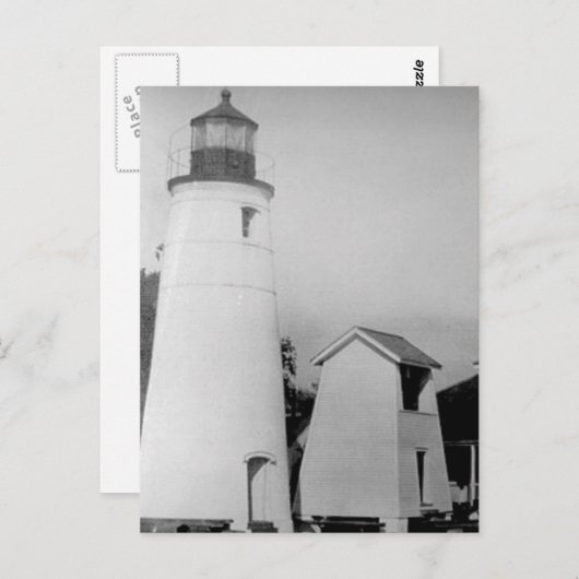 Tchefuncte River Range Lighthouse 2 Postkarte (Vorne/Hinten)