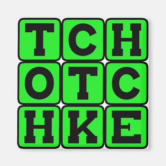 Tchotchke, Bric-A-Brac Trinket Magnet (Vorne)