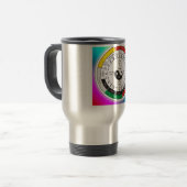 TCM Organuhr / organ clock Reisebecher (Vorderseite Links)