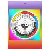 TCM Organuhr/Orgel-Uhr Klemmbrett (Rückseite)