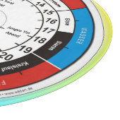 TCM Organuhr/Orgel-Uhr Schneidebrett (Ecke)