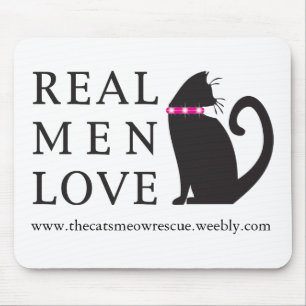TCMR "wirkliche Mann-Liebe-Katzen" Mousepad
