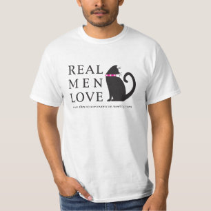 TCMR "wirkliche Mann-Liebe-Katzen-" T - Shirt