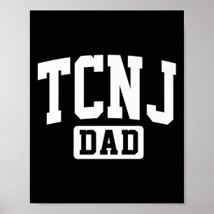 Tcnj Die Uni New Jersey Vater Arch Vintag Fa. Poster