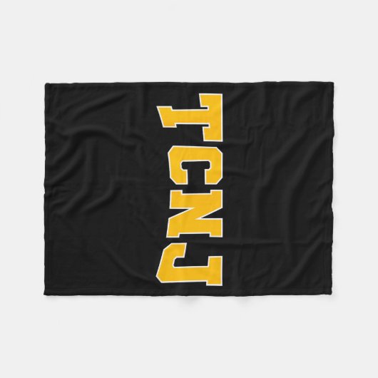 Tcnj The College Of New Jersey Apparel Srts Fan Fleecedecke (Vorderseite (Horizontal))
