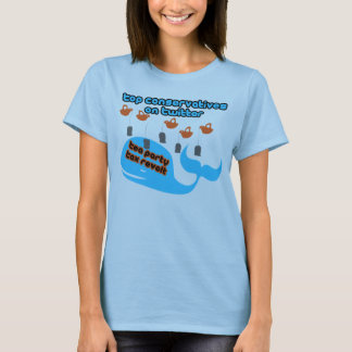 #tcot Steuer-Aufruhr-kundengebundener T - Shirt