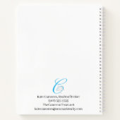 TCT-Logo mit Personalisierung Notizblock (Rückseite)