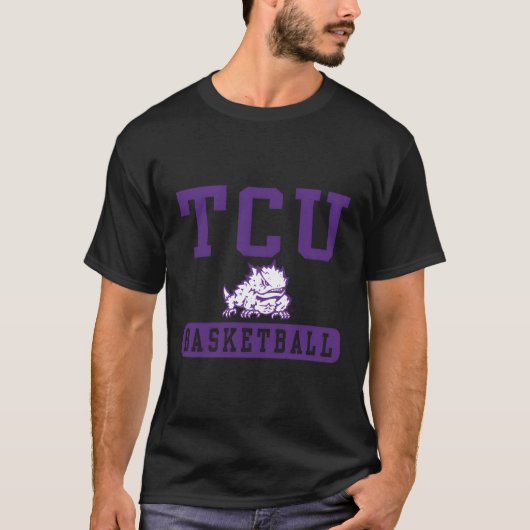 Tcu Horned Frogs Basketball Offiziell lizenziert T-Shirt (Vorderseite)