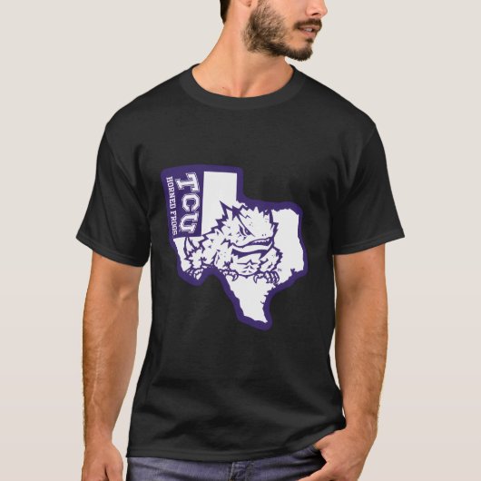 Tcu Horned Frogs Staat T-Shirt (Vorderseite)
