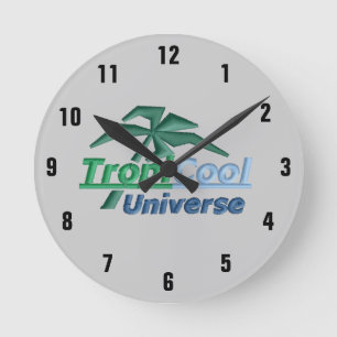 TCU-LOGO-Uhr Runde Wanduhr