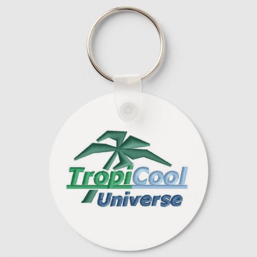 TCU-Schlüsselanhänger (weiß) Schlüsselanhänger (Vorderseite)