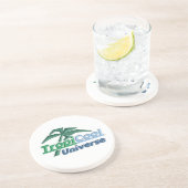 TCU-Untersetzer (weiß) Sandstein Untersetzer (Seite)