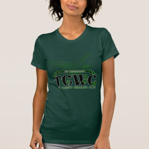 TCWC 25. Jahrestags-Logo-begrenzte Ausgaben-Grün T-Shirt