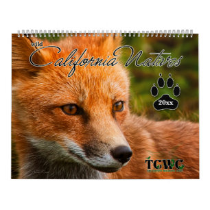TCWC - Jahr der Nation California Wildlife Custom  Kalender