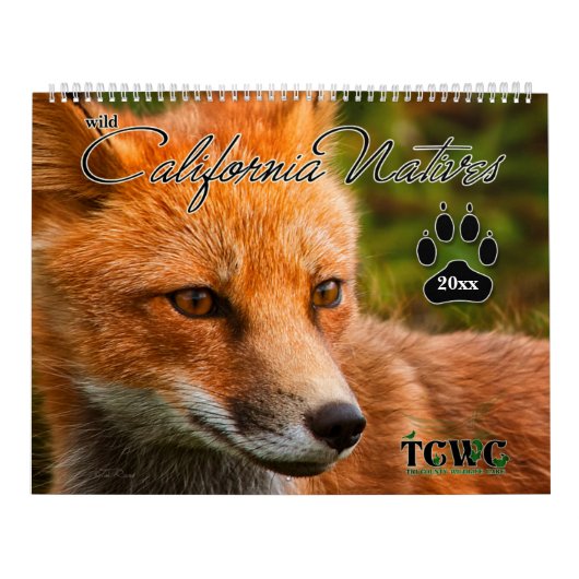 TCWC - Jahr der Nation California Wildlife Custom  Kalender (Titelbild)