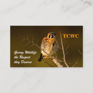 TCWC - Logokestrel-Freiwillig-Visitenkarte Visitenkarte