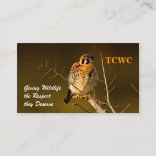TCWC - Logokestrel-Freiwillig-Visitenkarte Visitenkarte