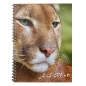 TCWC - Puma-Berglöwe-Kunst Notizblock (Vorderseite)