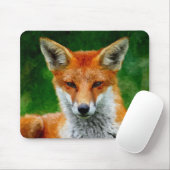 TCWC - Roter Fox-Aquarell-Malerei Mousepad (Mit Mouse)
