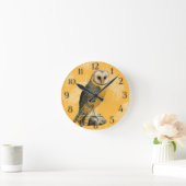 TCWC - Schleiereule Vintag Runde Wanduhr (Zuhause)