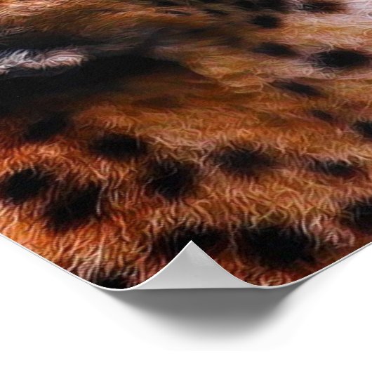 TCWC - Weltfrieden Cheetah Poster (Ecke)