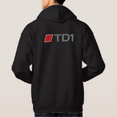 TD1 Zip hoodie (Rückseite)