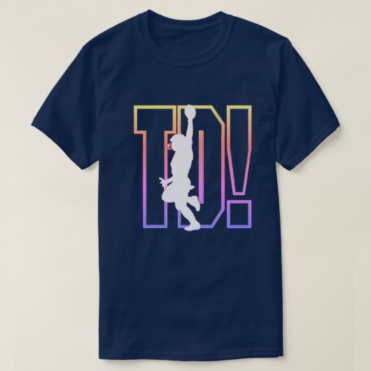 TD! Football T-Shirt (Design vorne)