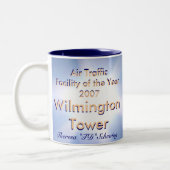 TD-Name - besonders angefertigt - besonders Zweifarbige Tasse (Links)