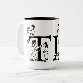 TD "People"-Tasse Zweifarbige Tasse