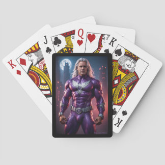 TD Phoenix. Mein Superheld. Lila Kraft! Spielkarten