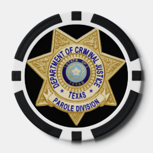 TDCJ Bewährungs-Abteilungs-Münze Pokerchips